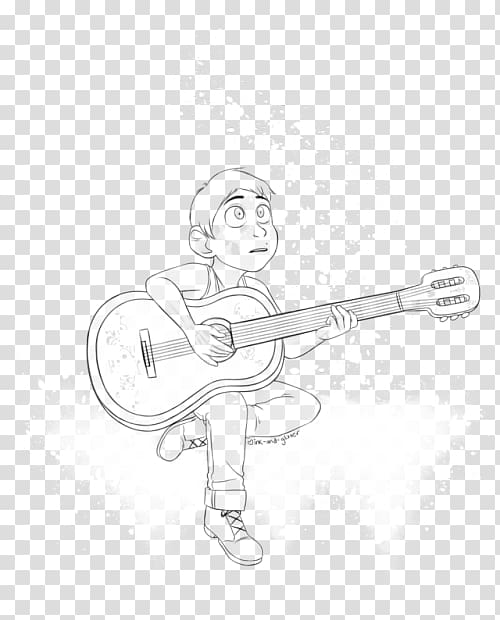 Finger Line art Sketch, Miguel rivera transparent background PNG clipart