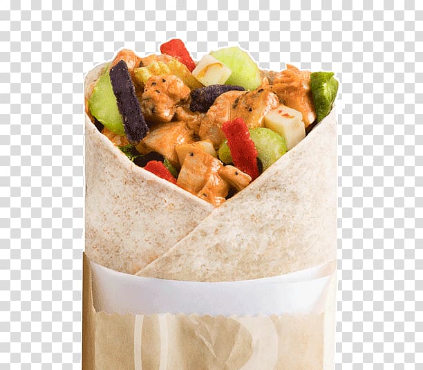 Vegetarian cuisine Wrap Caesar salad Food, Chicken Wrap transparent background PNG clipart