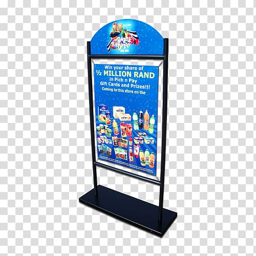 Standee Display device Advertising Poster, creative poster transparent background PNG clipart