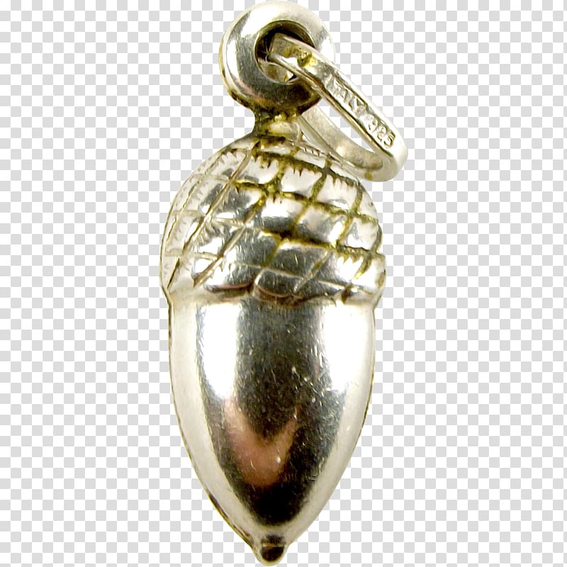 Jewellery Silver Locket Charms & Pendants 01504, acorn squash transparent background PNG clipart