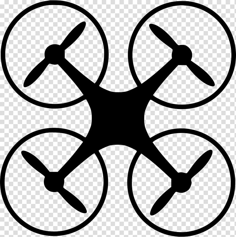 FPV Quadcopter Unmanned aerial vehicle Mavic Pro Phantom, unmanned transparent background PNG clipart