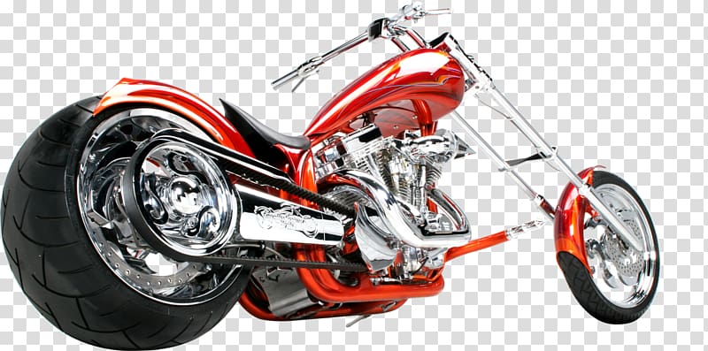 Car Custom motorcycle Orange County Choppers, car transparent background PNG clipart