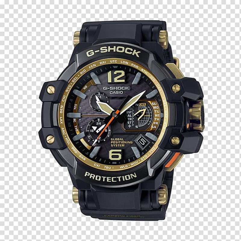 Master of G G-Shock Shock-resistant watch Casio, watch transparent background PNG clipart