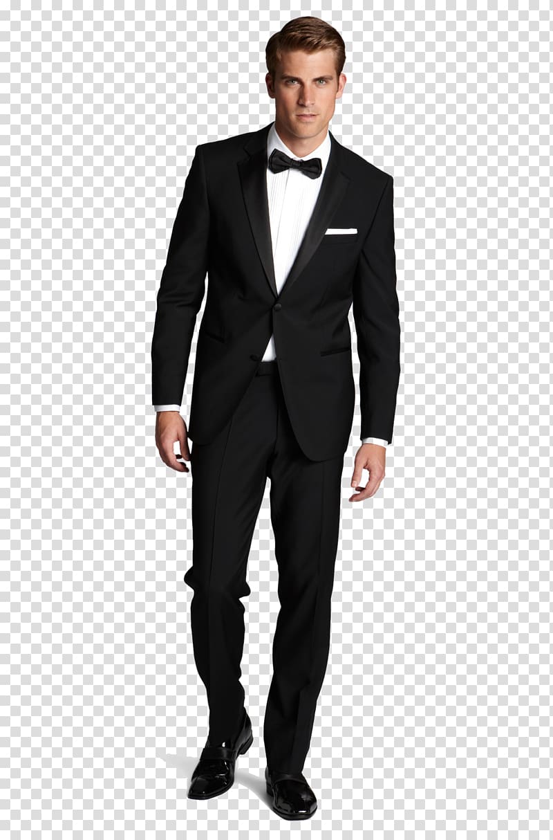 Hugo Boss Boss Tuxedo Suit T-shirt, Groom transparent background PNG clipart