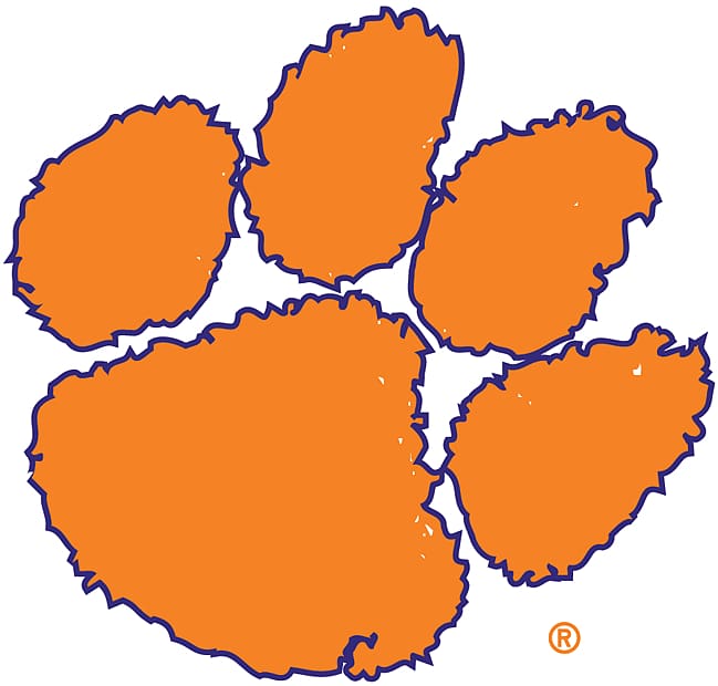 Clemson Tigers football Clemson University Logo Georgia Bulldogs football Florida State Seminoles, Looked transparent background PNG clipart