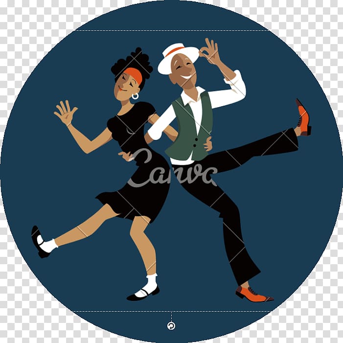 Modern dance Swing Jitterbug Charleston, SWING DANCE transparent background PNG clipart