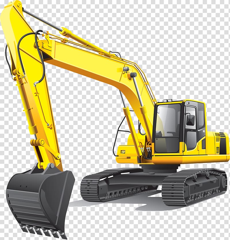 yellow front loader, Excavator Quarry Loader , Excavator Best transparent background PNG clipart