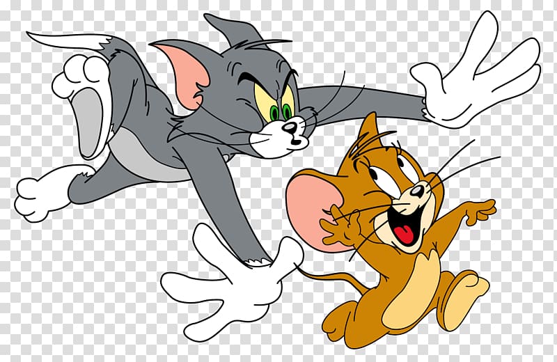 Tom and Jerry illustration\, Jerry Mouse Tom Cat Tom and Jerry, Tom and Jerry transparent background PNG clipart