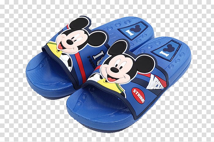 Mickey Mouse Slipper, Mickey Mouse slippers transparent background PNG clipart
