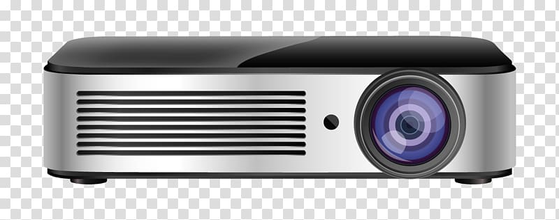 LCD projector Multimedia Projectors Output device, projection computer transparent background PNG clipart