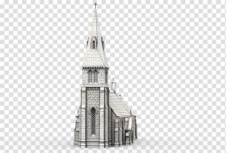 Church Middle Ages Parish Medieval architecture, Ruined Castle On an Island transparent background PNG clipart