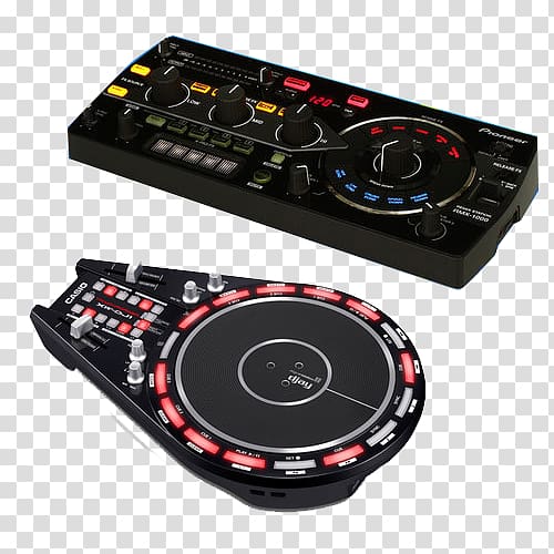 Casio DJ controller Fade Djay Disc jockey, Carry convenient mixing weapon transparent background PNG clipart