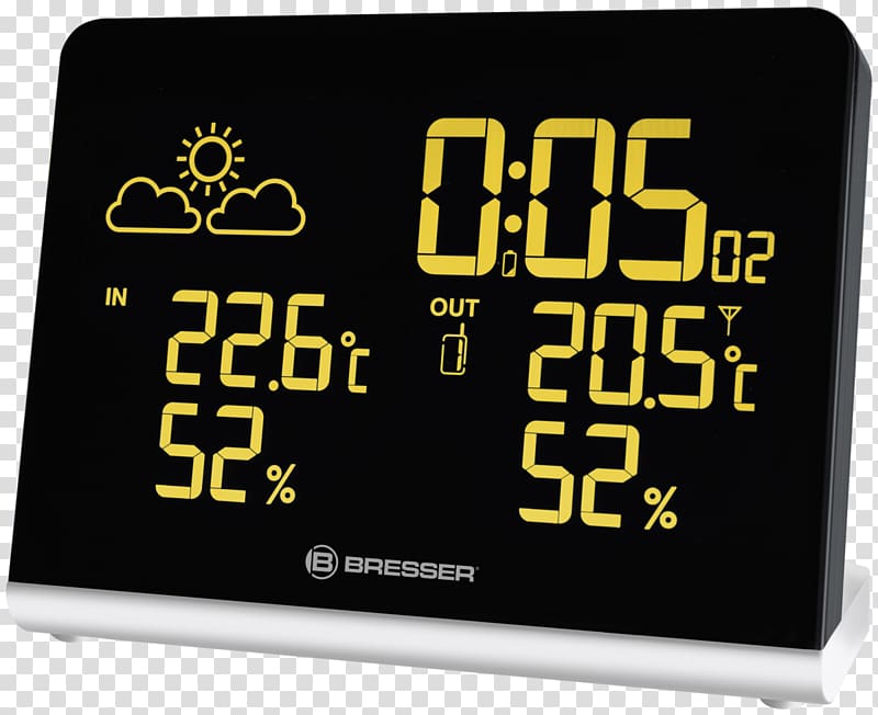 Bresser Temeo TB Radio Weather Station Hardware/Electronic Meteorology Optics, radio weather station transparent background PNG clipart