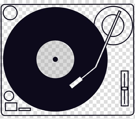 Phonograph record Disc jockey , Turntables transparent background PNG clipart