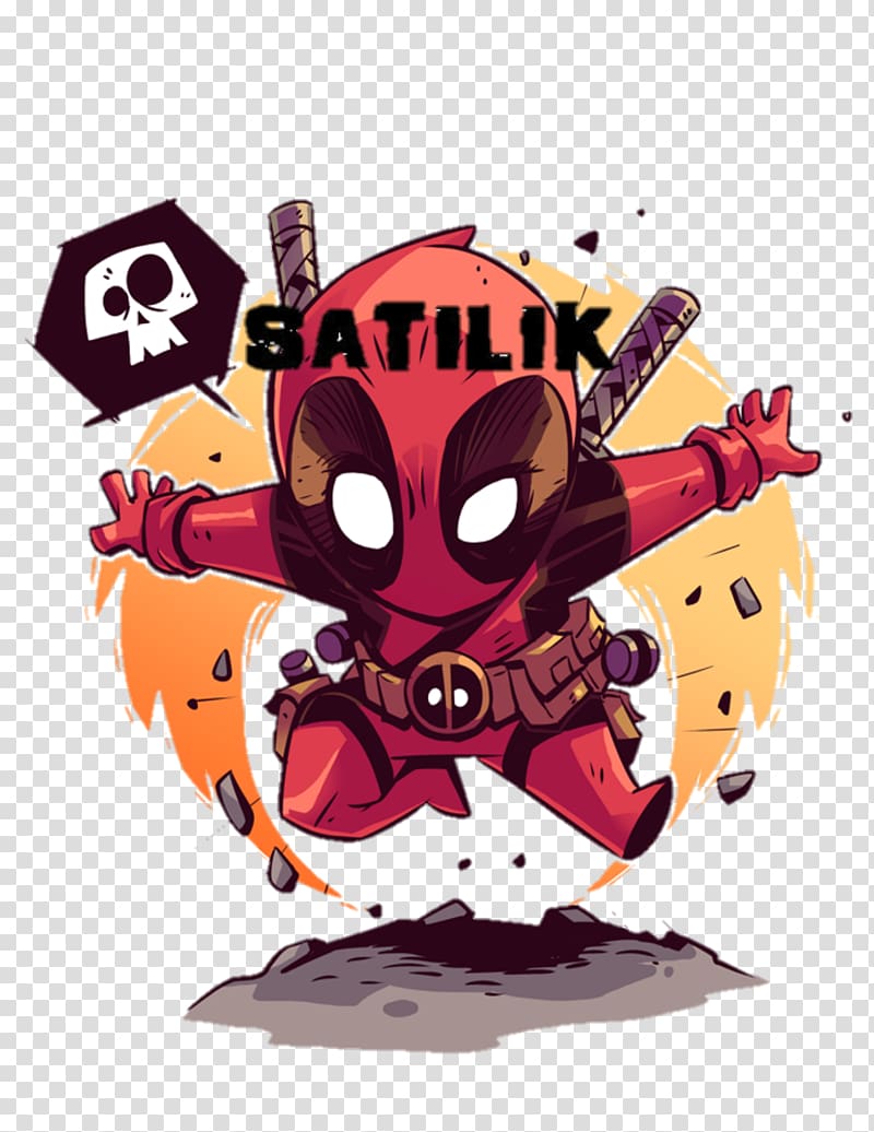 Deadpool Marvel Heroes 2016 Thor Marvel Comics Chibi, deadpool transparent background PNG clipart