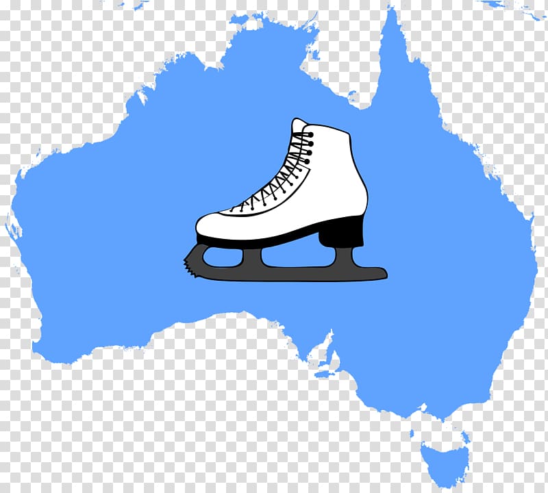 Australia Blank map , figure skating transparent background PNG clipart