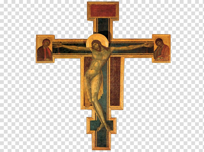 Crucifix for Santa Croce Basilica of Santa Croce Revisioning: Critical Methods of Seeing Christianity in the History of Art Painting, painting transparent background PNG clipart