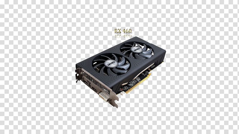 Graphics Cards & Video Adapters AMD Radeon RX 460 Sapphire Technology GDDR5 SDRAM, rx 100 transparent background PNG clipart