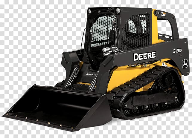 John Deere Tracked loader Heavy Machinery Backhoe loader, tent city tennessee transparent background PNG clipart