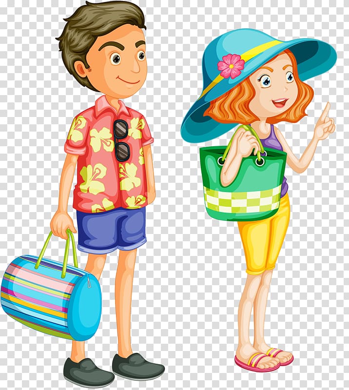 Cartoon , Cartoon couple transparent background PNG clipart