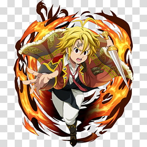 Meliodas The Seven Deadly Sins Sloth, harlequin, king, sports Equipment png