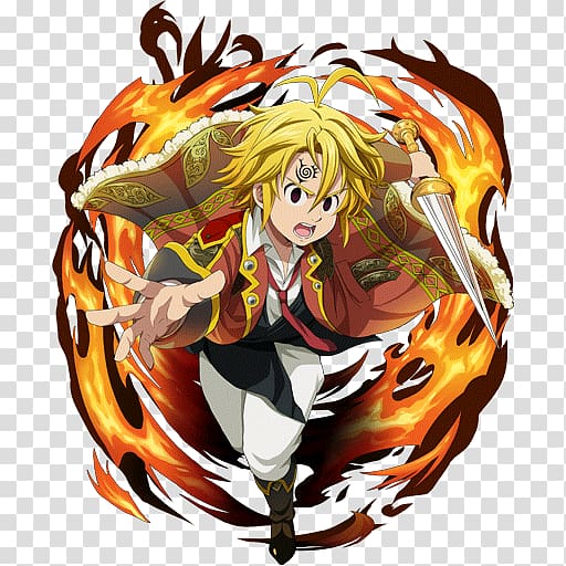 The Seven Deadly Sins Sloth Mortal sin, Meliodas transparent background PNG clipart