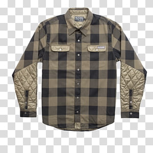 Sleeve Shirt Flannel Jacket Tartan, shirt transparent background PNG clipart thumbnail