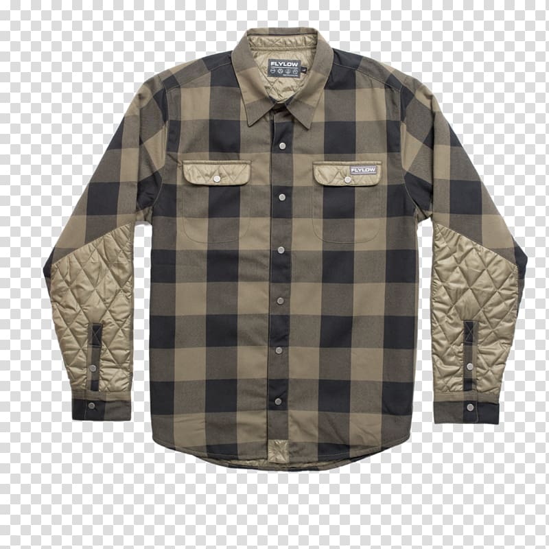 Sleeve Shirt Flannel Jacket Tartan, shirt transparent background PNG clipart