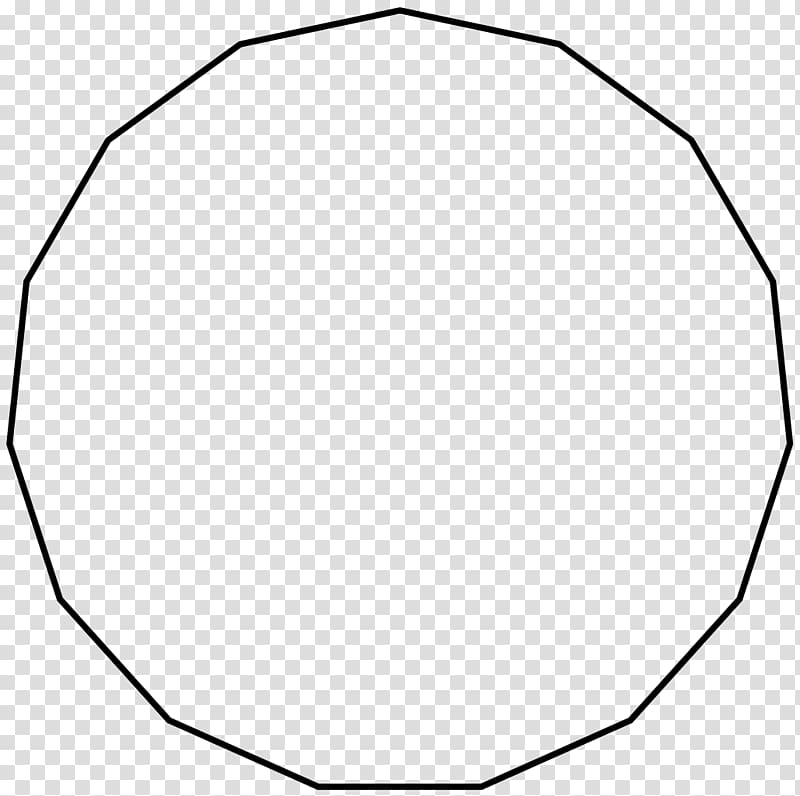 Icosagon Circle Internal angle Regular polygon, polygon transparent background PNG clipart