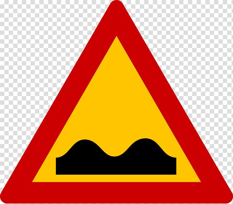 Car Speed bump Traffic sign Warning sign Speed limit, Traffic Signs transparent background PNG clipart
