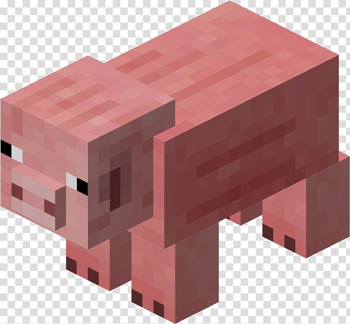 Minecraft: Pocket Edition Domestic pig Xbox 360 Video game, Pig face transparent background PNG clipart