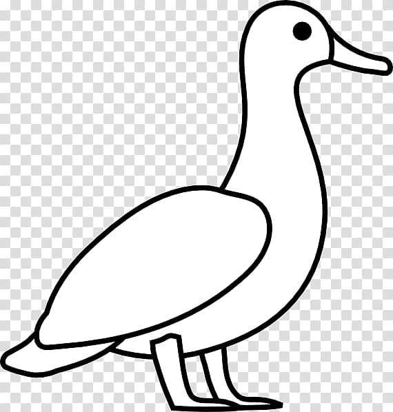 duck outline clipart