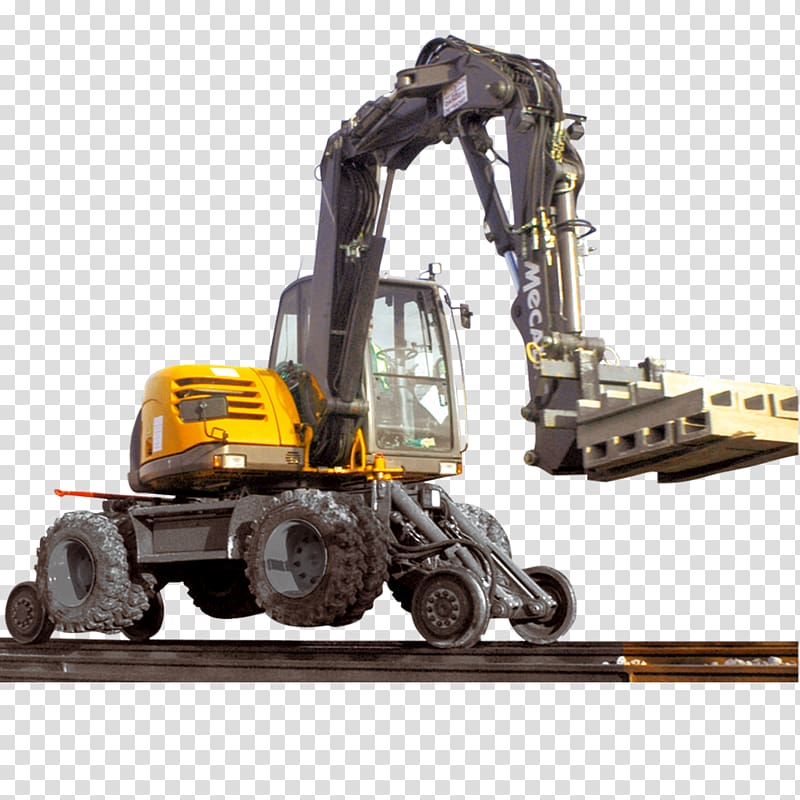 Groupe MECALAC S.A. Company Machine Excavator Bulldozer, Road Train transparent background PNG clipart