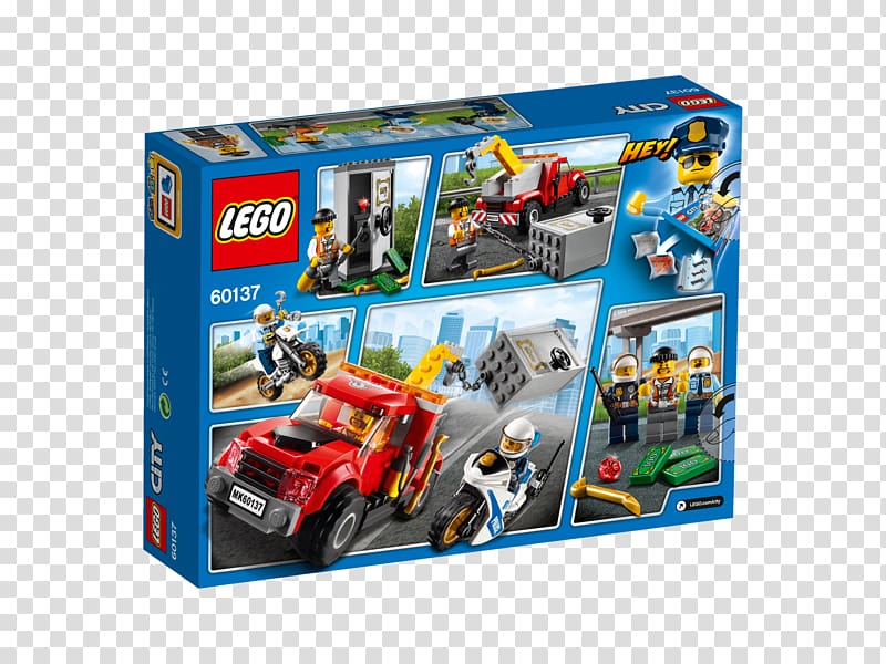 LEGO 60137 City Tow Truck Trouble Lego City Toy, toy transparent background PNG clipart