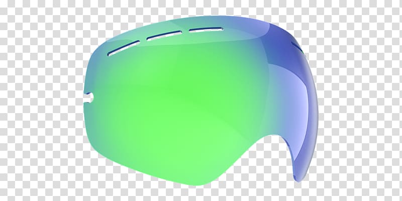 Goggles Blue-green Lens Sunglasses, Sunglasses transparent background PNG clipart