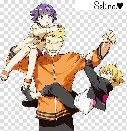 Naruto Uzumaki Hinata Hyuga Himawari Uzumaki Kakashi Hatake Boruto Uzumaki,  Naruto family transparent background P…