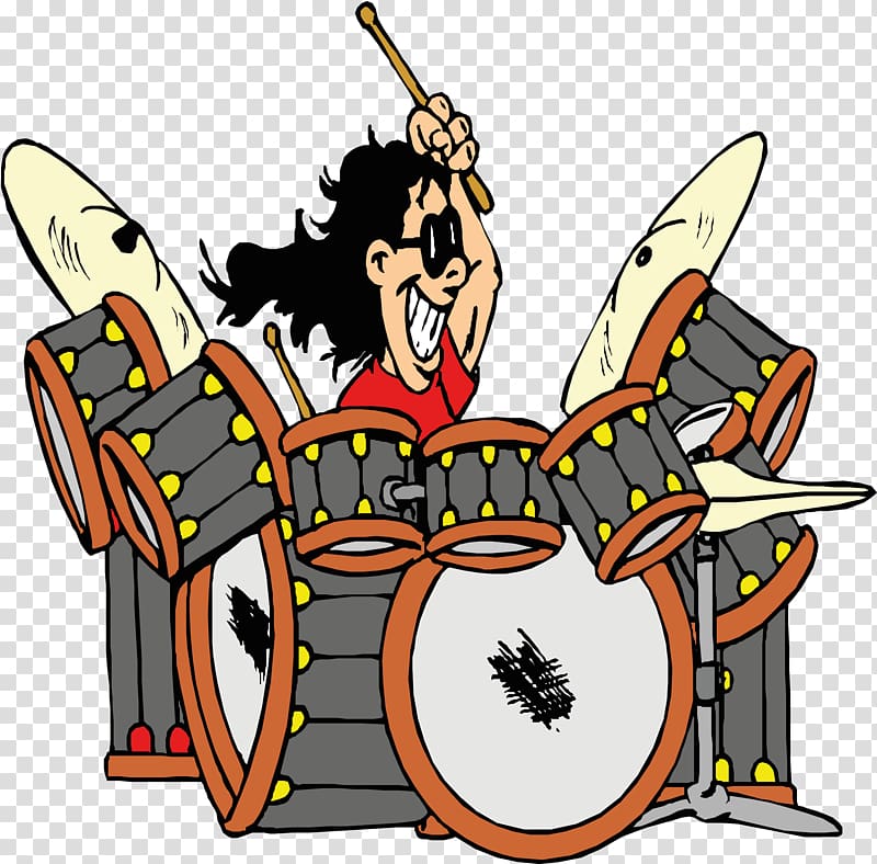 Birthday Drummer Music Cartoon, drummer transparent background PNG