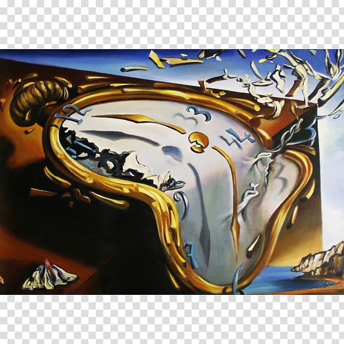The Persistence of Memory Melting Watch Artist Painting, painting transparent background PNG clipart