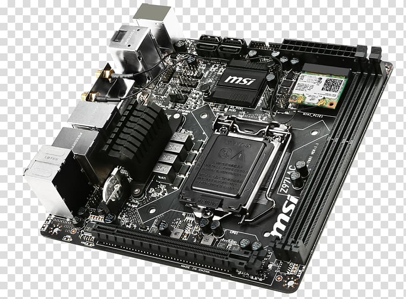 Intel LGA 1150 Mini-ITX Motherboard CPU socket, mini transparent background PNG clipart