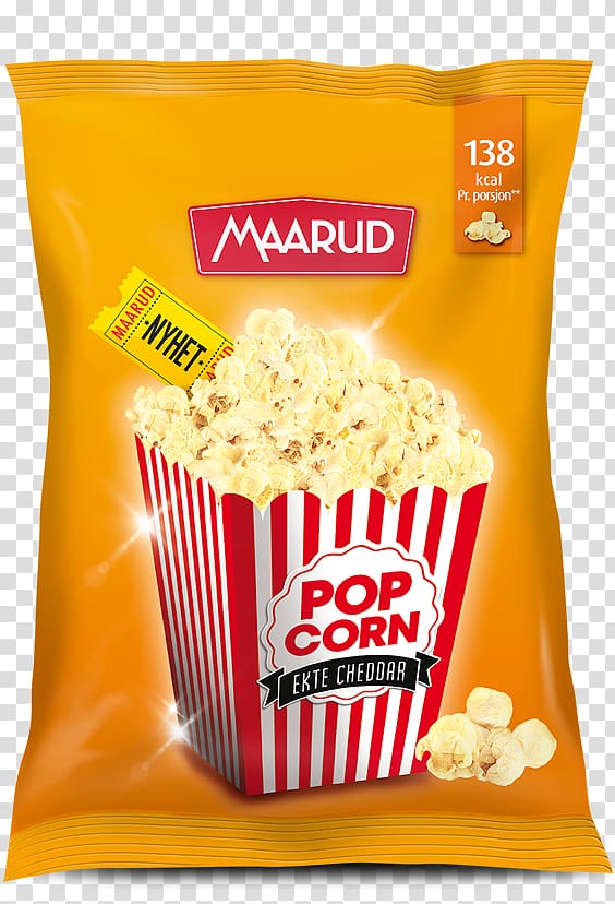Popcorn Kettle corn Junk food Cheese and onion pie Maarud, popcorn transparent background PNG clipart