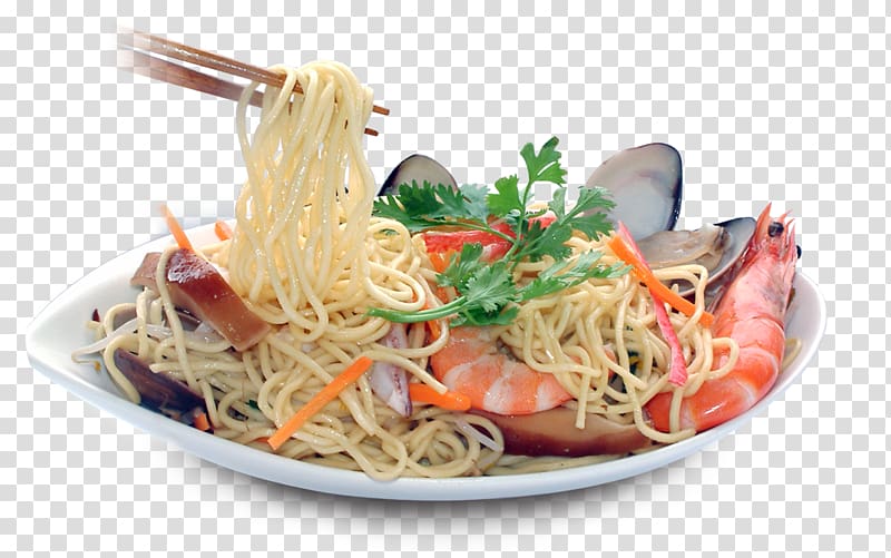 Chow mein Singapore-style noodles Lo mein Chinese noodles Yakisoba, others transparent background PNG clipart