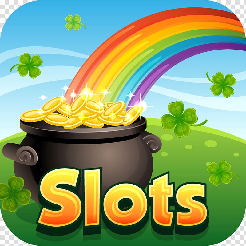 Lucky slot Leprechaun Android Slot machine, pot of gold transparent background PNG clipart