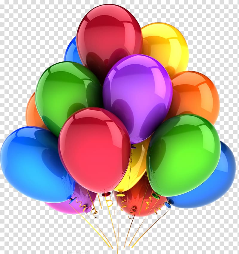 assorted-color balloons art, Balloon .xchng Color , Balloon File transparent background PNG clipart