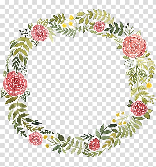 Watercolor painting Wreath , painting transparent background PNG clipart