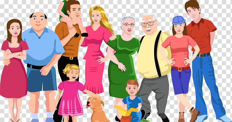 Extended family , h transparent background PNG clipart