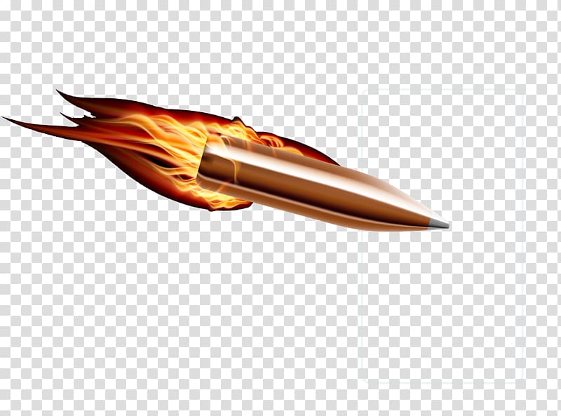 flaming bullet graphic, Bullet Cartridge, Flying bullets transparent background PNG clipart