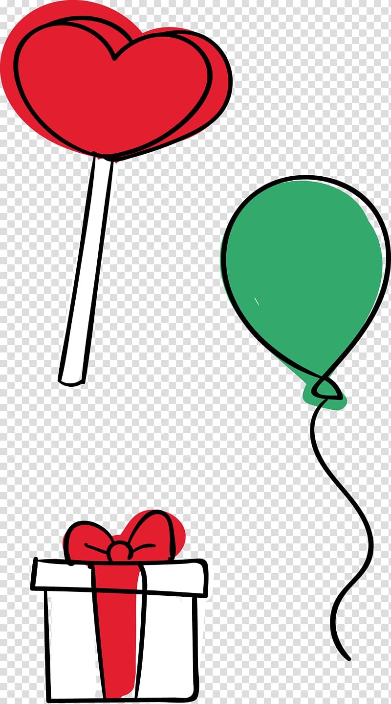 Gift Box Balloon, balloon gift box transparent background PNG clipart