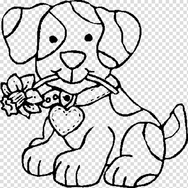 Coloring Book Pages Child free coloring pages, cute dog transparent background PNG clipart