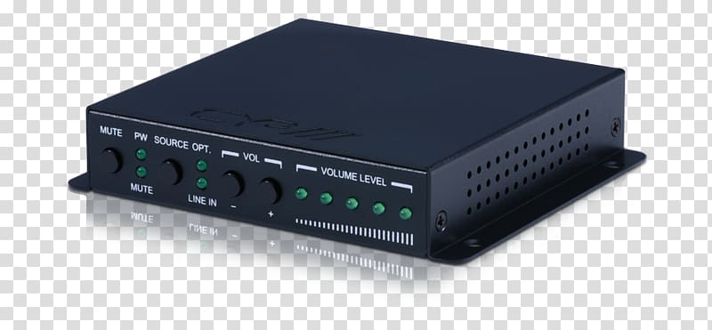 RF modulator Digital audio Audio power amplifier Audio signal Line level, Optical Amplifier transparent background PNG clipart