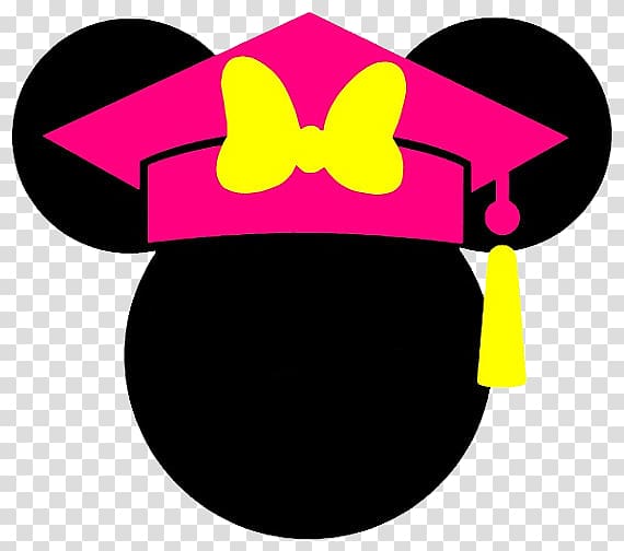 Minnie Mouse Mickey Mouse Graduation ceremony , Disney Ears transparent background PNG clipart